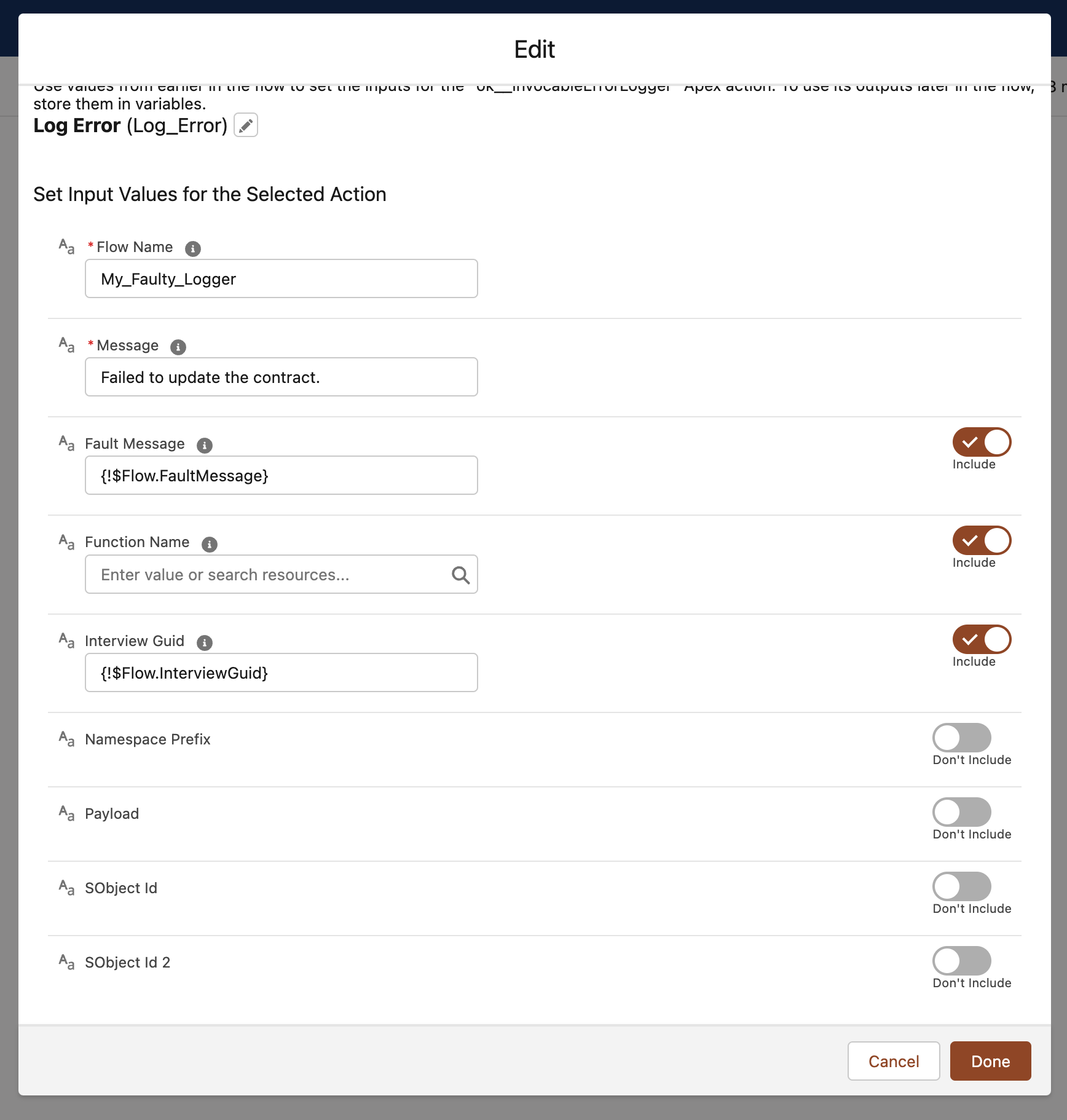 Flow Fault Path Logging